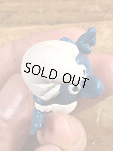 60年代頃のアストロノーツのスマーフのビンテージのPVCフィギュア