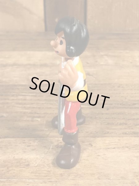 70’sのSmurfのジョアンのヴィンテージのPVC製フィギュア