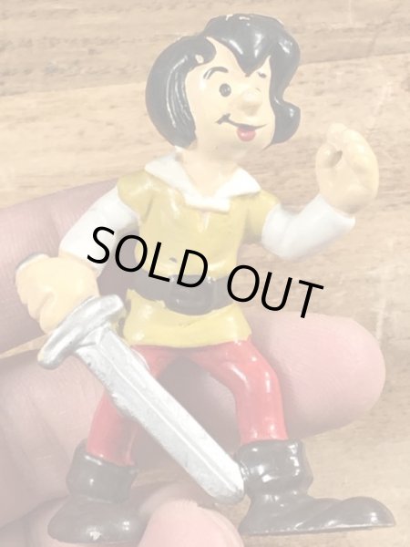 70年代頃のスマーフのジョアンのビンテージのPVCフィギュア