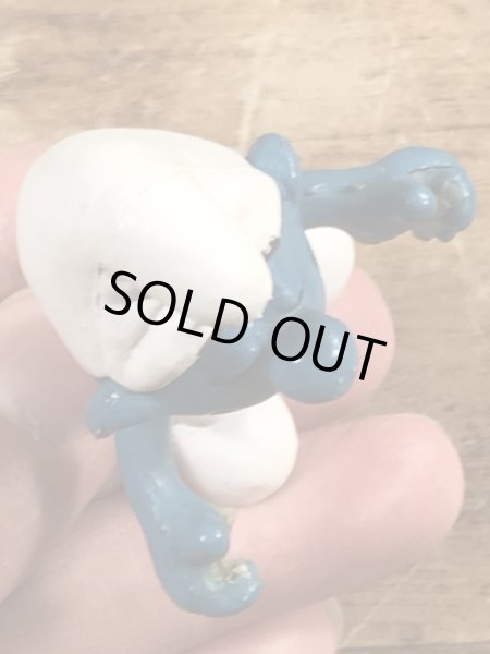 70年代頃のビンテージのスマーフのPVCフィギュア