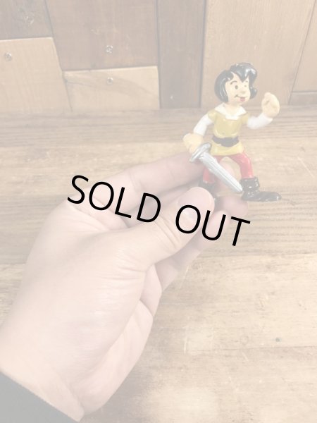 70’sのスマーフのジョアンのヴィンテージのPVC製フィギュア