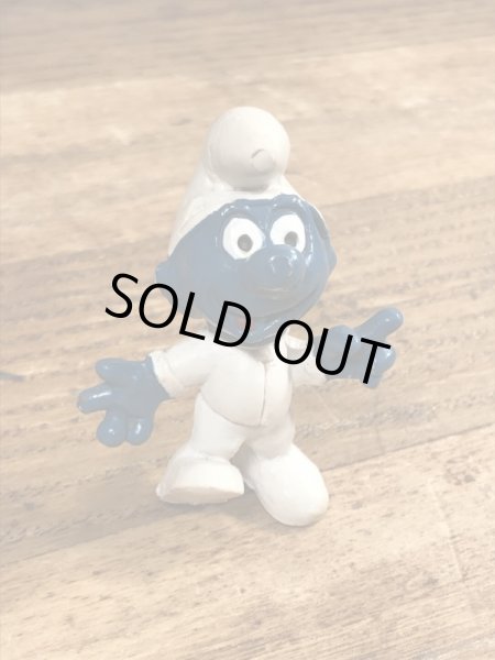 60年代頃のアストロノーツのスマーフのビンテージのPVCフィギュア