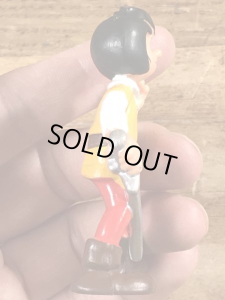 70’sのSmurfのジョアンのヴィンテージのPVC製フィギュア