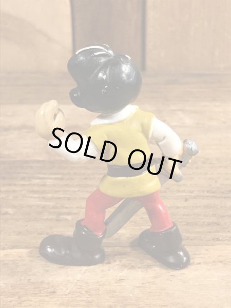 70’sのスマーフのジョアンのヴィンテージのPVC製フィギュア