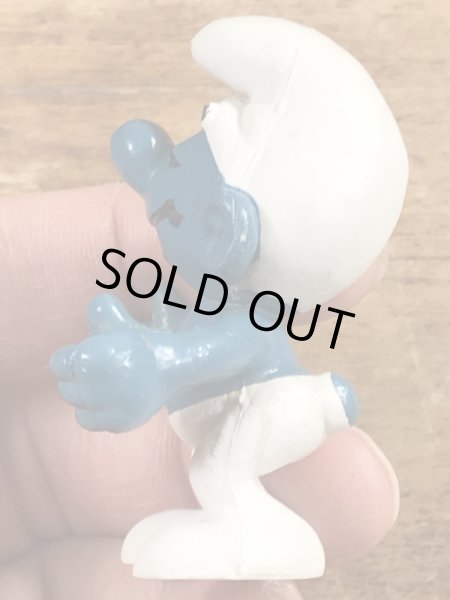 70’sのヴィンテージのスマーフのPVC製フィギュア