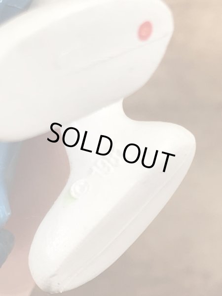 80’sのゴーカートに乗ったスーパースマーフのヴィンテージのPVC製フィギュア