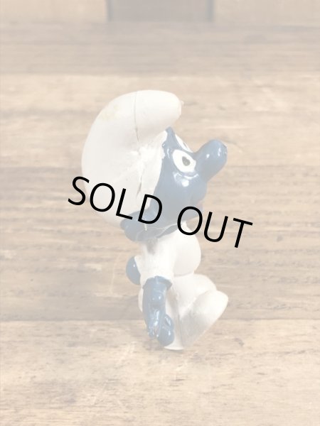 60年代頃のアストロノーツのスマーフのビンテージのPVCフィギュア