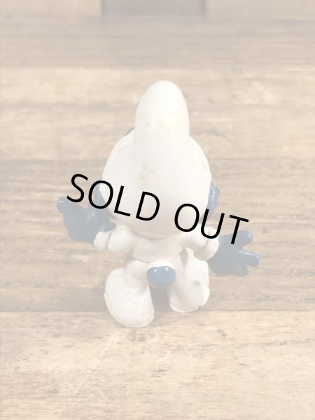 60’sのアストロノーツのスマーフのヴィンテージのPVC製フィギュア