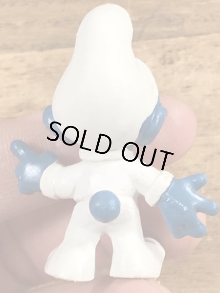 60年代頃のアストロノーツのスマーフのビンテージのPVCフィギュア