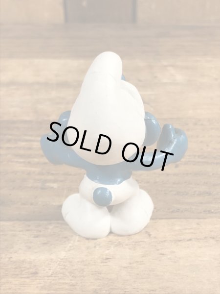 70’sのヴィンテージのスマーフのPVC製フィギュア