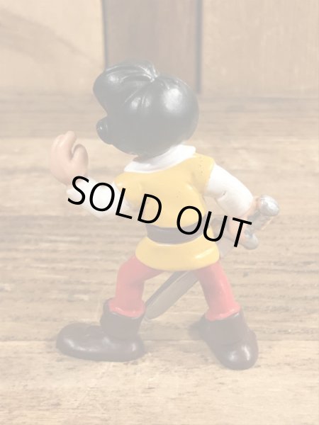 70’sのSmurfのジョアンのヴィンテージのPVC製フィギュア