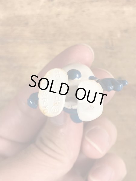 60’sのアストロノーツのスマーフのヴィンテージのPVC製フィギュア