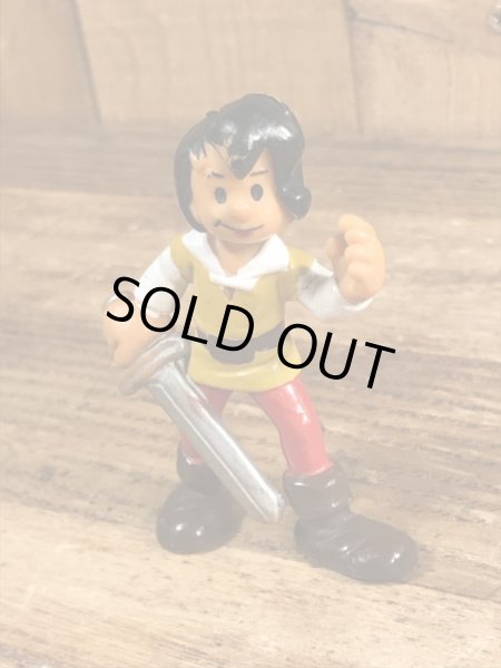 70’sのスマーフのジョアンのヴィンテージのPVC製フィギュア