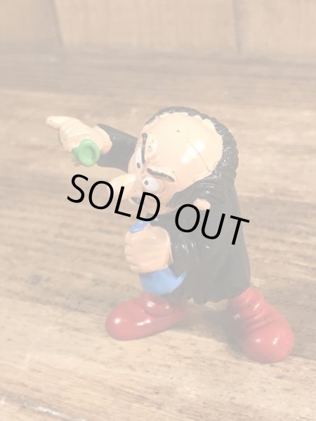 80’sのスマーフのガーガメルのヴィンテージのPVC製フィギュア