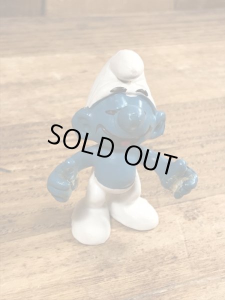 70年代頃のビンテージのスマーフのPVCフィギュア