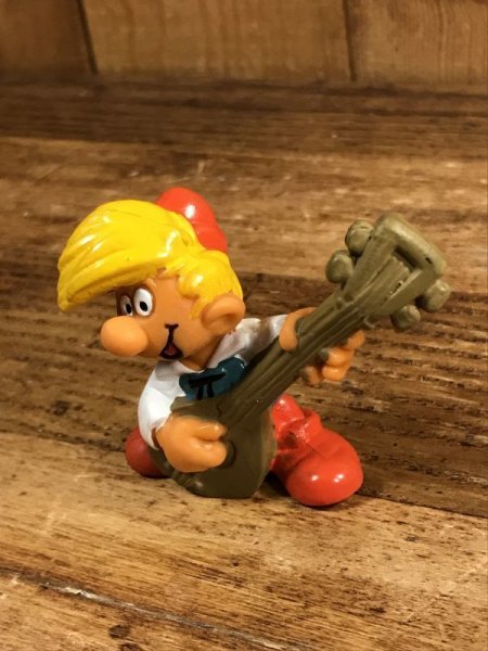 70’sのSmurfのピルルイのヴィンテージのPVC製フィギュア