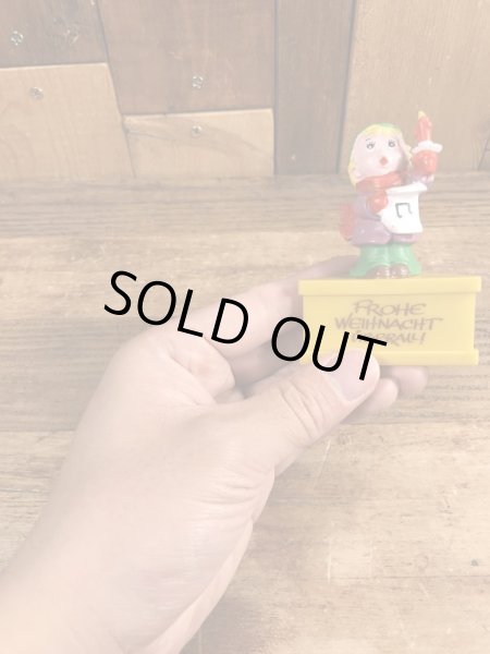 80’sのSchleich社製の讃美歌のヴィンテージのPVC製フィギュア