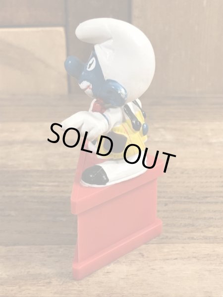 70’sのピエロのスマーフのヴィンテージのPVC製フィギュア