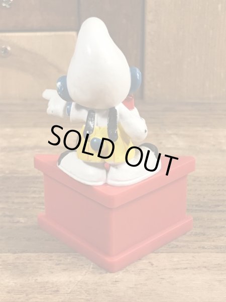 70’sのピエロのスマーフのヴィンテージのPVC製フィギュア