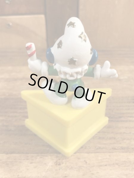 70’sのピエロのスマーフのヴィンテージのPVC製フィギュア