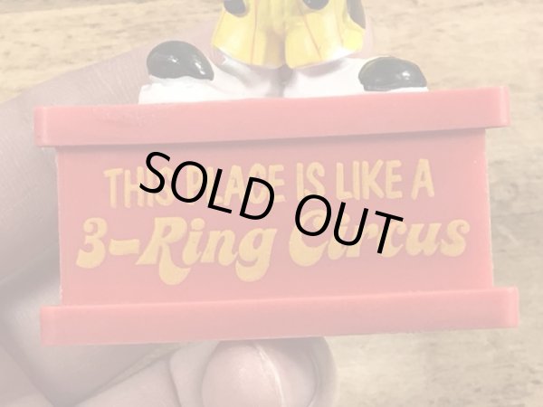 70’sのピエロのスマーフのヴィンテージのPVC製フィギュア