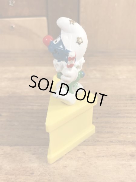 70’sのピエロのスマーフのヴィンテージのPVC製フィギュア