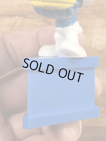 80’sのケーキを持ったスマーフのヴィンテージPVC製フィギュア