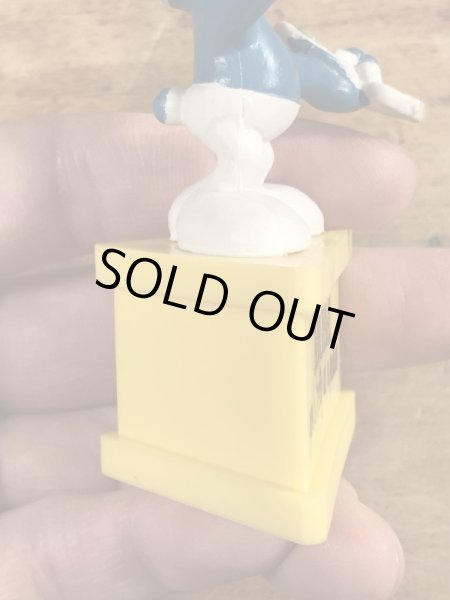 70’sのペインターのスマーフのヴィンテージのPVC製フィギュア