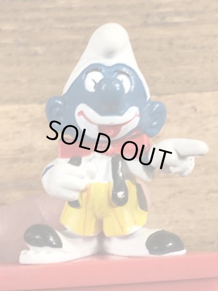 70年代頃のピエロのスマーフのビンテージのPVCフィギュア