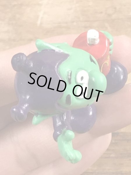 80年代頃のドリンクを持ったアストロスニックのビンテージのPVCフィギュア