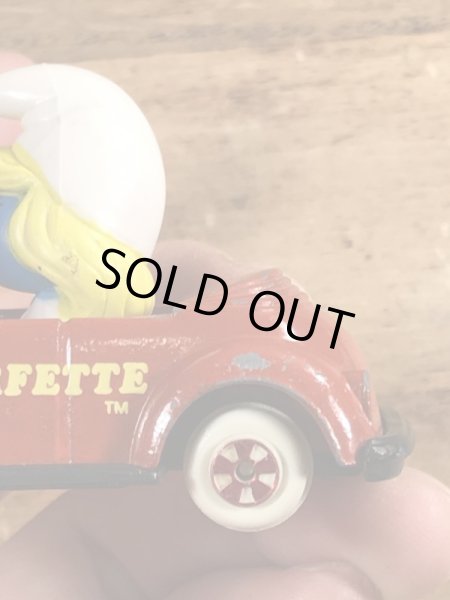 80年代頃のスマーフェットのビンテージのミニカー