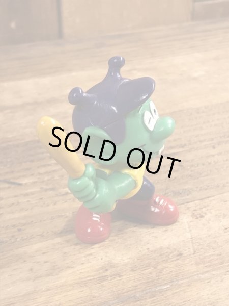 80年代頃の野球をしているアストロスニックのビンテージのPVCフィギュア