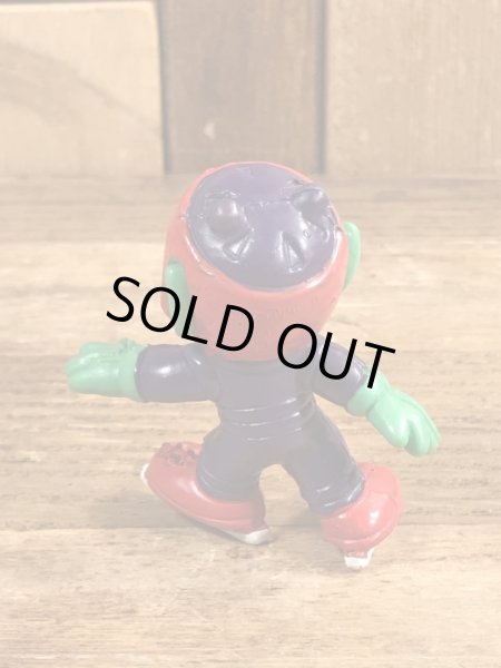 80’sのアイススケートをしているアストロスニックのヴィンテージのPVC製フィギュア