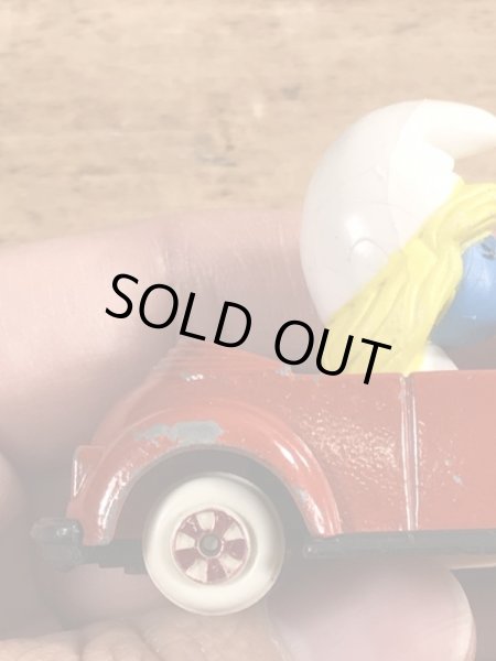 80年代頃のスマーフェットのビンテージのミニカー