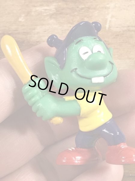 80年代頃の野球をしているアストロスニックのビンテージのPVCフィギュア