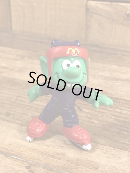 80’sのアイススケートをしているアストロスニックのヴィンテージのPVC製フィギュア