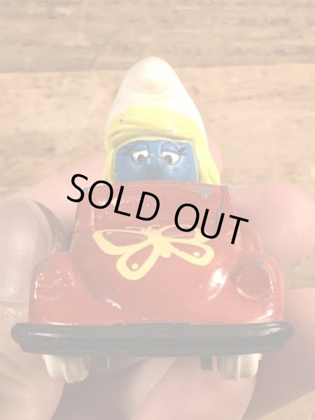 80年代頃のスマーフェットのビンテージのミニカー