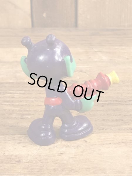 80’sの光線銃を持ったアストロスニックのヴィンテージのPVC製フィギュア