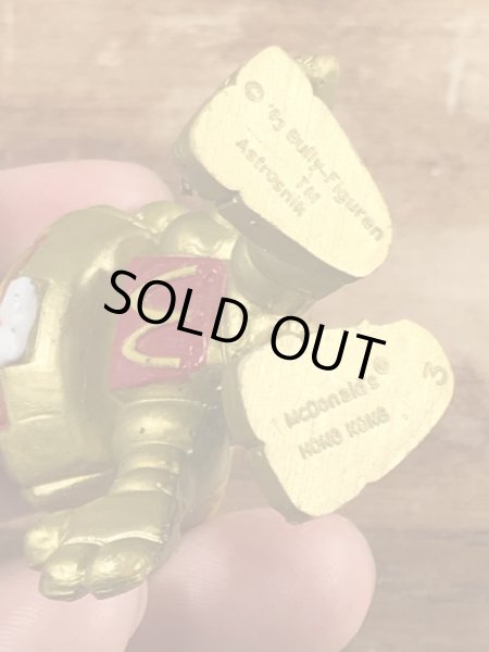 80’sのロボットのアストロスニックのヴィンテージのPVC製フィギュア