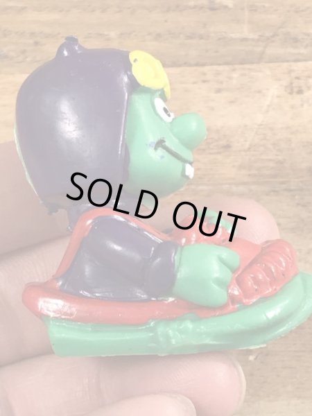 80’sのそりをしているヴィンテージのPVC製フィギュア