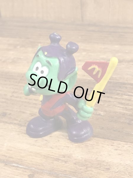 80’sの旗を持ったアストロスニックのヴィンテージのPVC製フィギュア