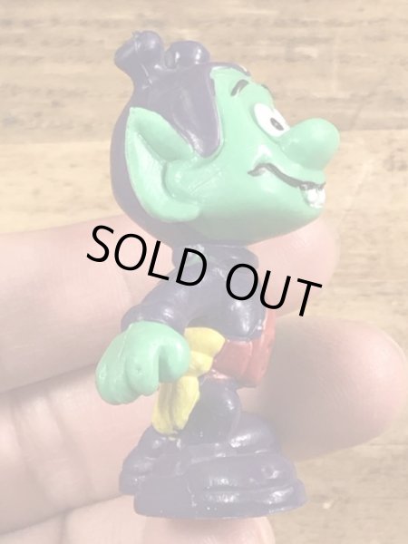 80’sの旗を持ったアストロスニックのヴィンテージのPVC製フィギュア