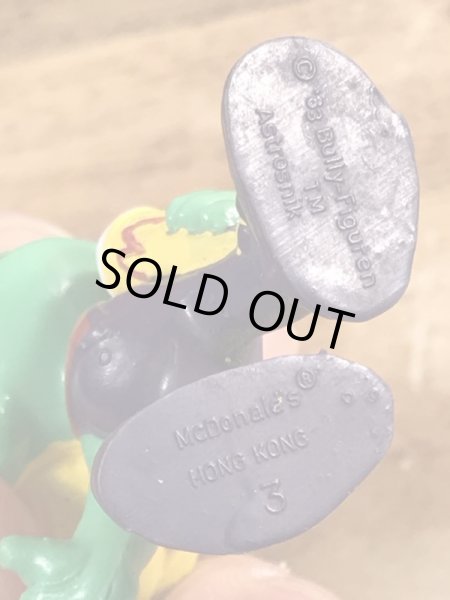 80’sのアイスクリームを持ったアストロスニックのヴィンテージのPVC製フィギュア