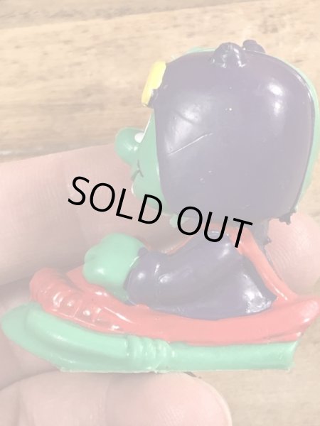 80’sのそりをしているヴィンテージのPVC製フィギュア