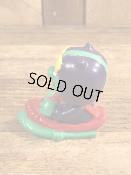 80’sのそりをしているヴィンテージのPVC製フィギュア