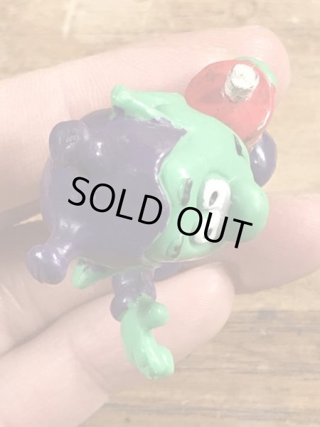 80年代頃のドリンクを持ったアストロスニックのビンテージのPVCフィギュア