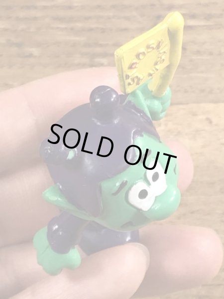 80年代頃のフラッグを持ったアストロスニックのビンテージのPVCフィギュア