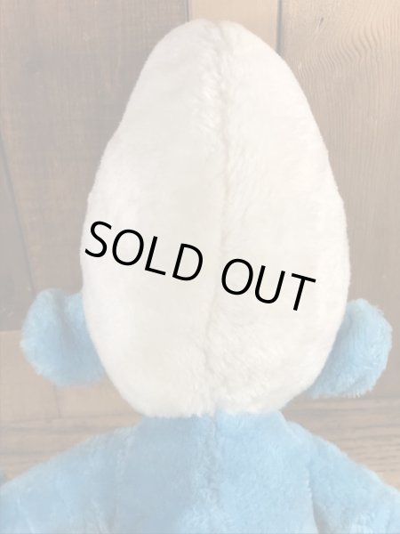 70年代頃のスマーフのビンテージのぬいぐるみ