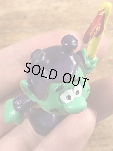 80年代頃のフラッグを持ったアストロスニックのビンテージのPVCフィギュア