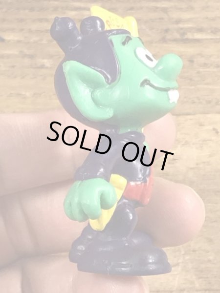 80’sの旗を持ったアストロスニックのヴィンテージのPVC製フィギュア